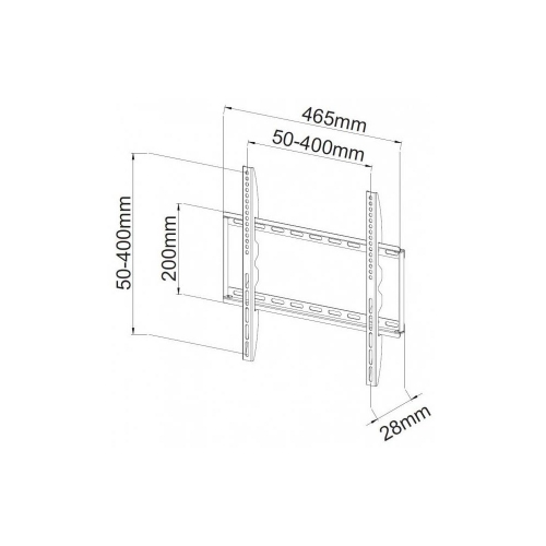 Uchwyt ścienny Tv Led/lcd 23-55 Cali 45kg Slim